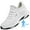 White, variant on Men's Height Increasing Trainers, Lightweight Mesh Running Shoes With Lace-Up Design For Leisure