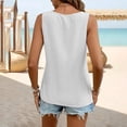 thumbnail image 6 of Frnrwgo Womens Tank Tops, Round Neck Casual Vest, Solid Color Fashion Pullover Shirt, 6 of 6