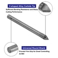thumbnail image 4 of Uxcell 60 Degree V-Groove Router Bit 6mm Dia with 6mm Shank, Alloy Carbide Tipped V Grooving Bit, 4 of 6