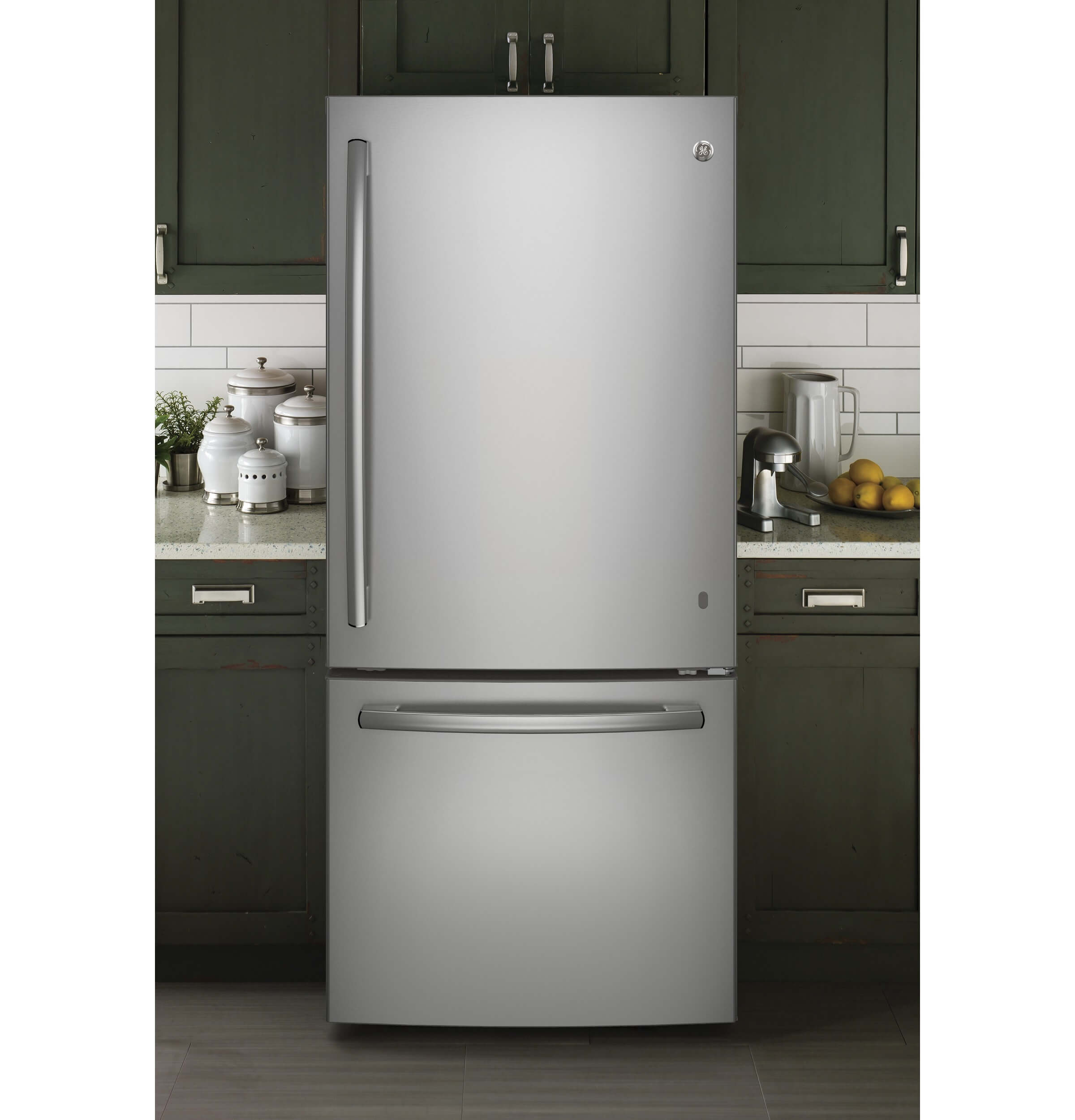 ge gde21eskss bottom freezer refrigerator