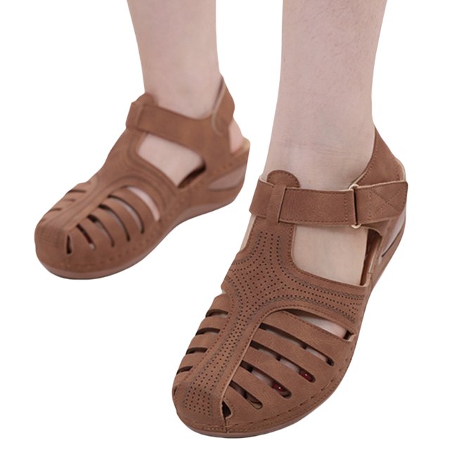 Zapatos Playa Verano para Mujer Sandalias Con Punta Cerrada Cómodas Viajes Al Aire Libre