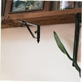 thumbnail image 4 of 1 Pcs Wall Support Bracket,Heavy-Duty Shelf Brackets,Metal L Shape Shelf Brackets,Shelf Brackets For Floating Shelves,Black Rustic Wall Mount Shelving Bracket,Decorative Shelf Brackets,7.87x5.91 in, 4 of 5