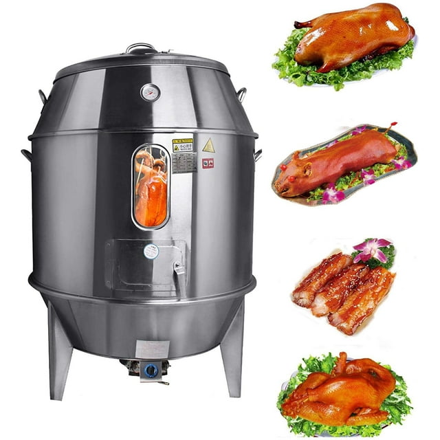 INTBUYING Four à Gaz LP Grill Rôtir Canard Poulet Dinde 2800PA Outil de Cuisson en Acier Inoxydable pour Restaurant Barbecue