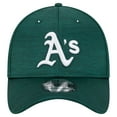 thumbnail image 2 of Men's New Era Green Oakland Athletics Tech 39THIRTY Flex Hat, 2 of 5