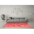 thumbnail image 3 of Ahgly Company Indoor Rectangle Abstract Red Modern Area Rugs, 2' x 5', 3 of 4