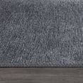 thumbnail image 3 of World Rug Gallery Contemporary Solid Machine Washable 7'7"x9'6" Dark Gray Indoor Area Rug, 3 of 9