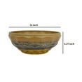 thumbnail image 5 of Lione Decorative Bowl, Glossy Brown and Gray Glazed Ceramic, 16 Inch, 5 of 5