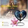 thumbnail image 5 of Majestic Elephant Urn - Cremation Heart Urns For Adult Ashes Women - Large Urns For Human Ashes Adult Male - Urns For Human Ashes Adult Female Mom - Cremation Heart Urns Large Adult (size -8"), 5 of 5