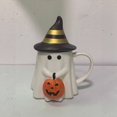 thumbnail image 4 of Ltdhehe Mug White Halloween Mug Ceramic Coffee Mug Cute Halloween Mug Mug Decoration For Men And Women Teenagers, 4 of 8