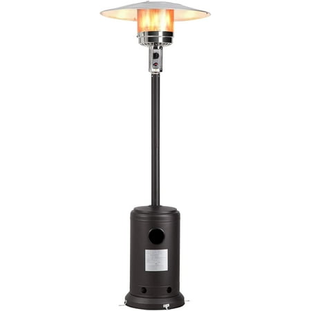 Outdoor Heater Propane LP Gas 41,000BTU Steel Power Coated ETL Certification,Mocha