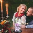 thumbnail image 5 of Rkstn Bouquet Roses Rose Artificial Flower Rose Gift Girl Valentine's Day with Glass Dome LED Light, 5 of 5