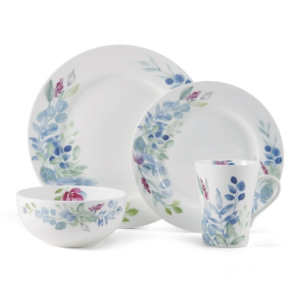 Mikasa Violetta 16Piece Chip Resistant Dinnerware Set, Service for 4