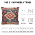 thumbnail image 5 of Throw Pillow Covers, Aztec Kilim Home Art Decor, Cushion Couch Sofa Cases, Oil Painting Pillowcases for Bedroom, Living Room, Geometric Tribal Decorative, 5 of 5