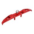 thumbnail image 4 of Tow Hook Rear Bumper, Prevent Collision Aluminum Alloy 3D Streamlined Exterior 5mm Light Hole Attractive RC Rear Bumper  for  LER 4WD AXI05000 Red, 4 of 8