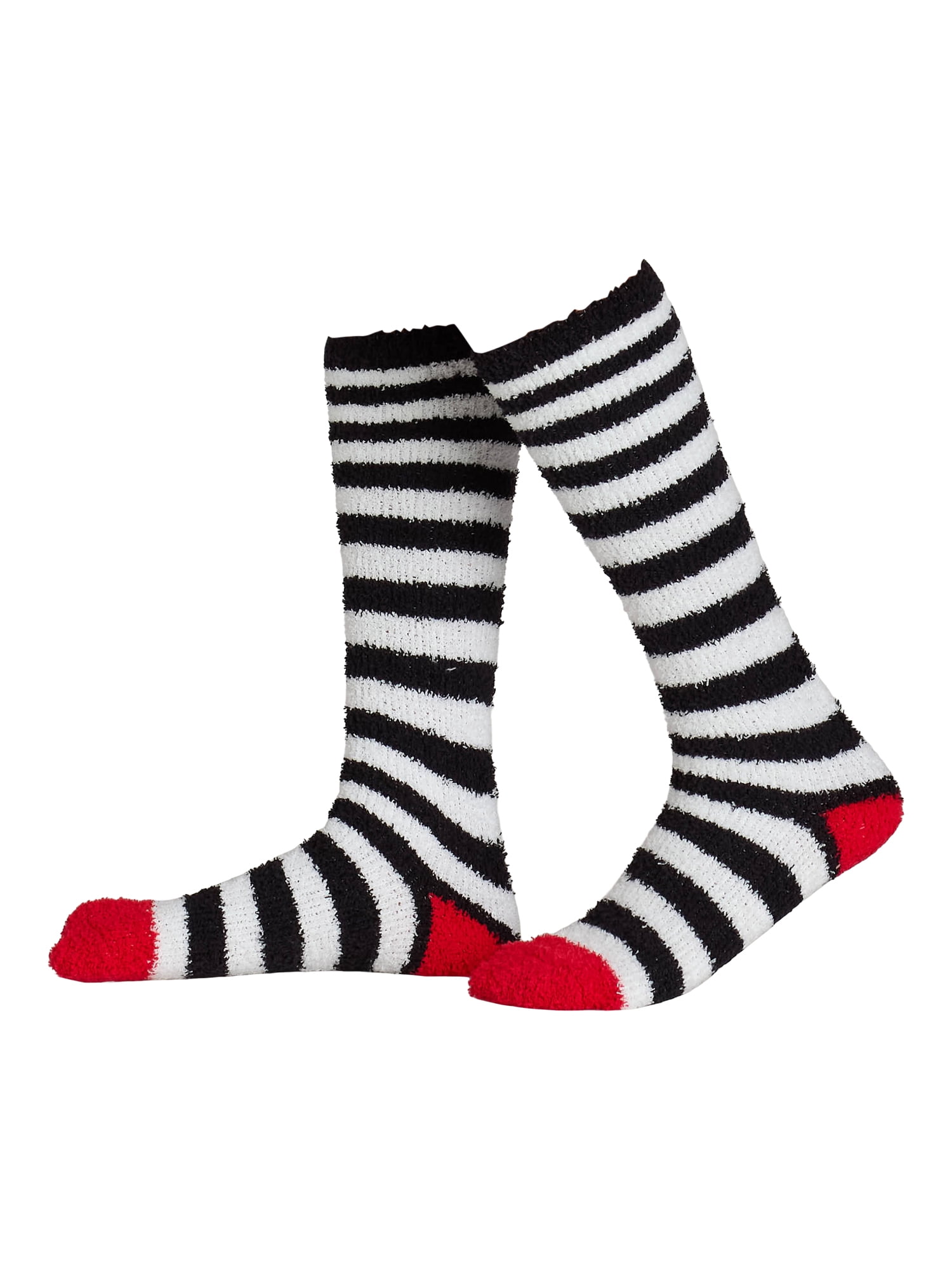 Holiday Time Women’s and Women’s Plus Super Minky Notch Collar Sleepshirt and Cozy Socks Set, 2-Piece, Sizes XS-3X