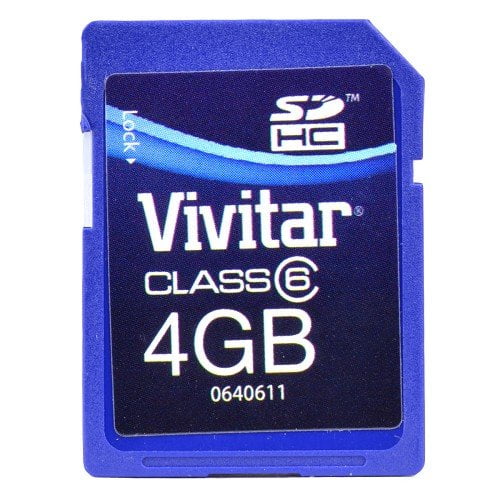 Vivitar SDHC 4 GB Memory Card for High Megapixel and HD Video Recording