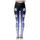 thumbnail image 4 of MKLEKYY Leggings deportivos para mujer Leggings para mujer Leggings de entrenamiento Pantalones con estampado navideño de bloques de color Leggings suaves y elásticos 3817, 4 of 4