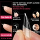 thumbnail image 4 of Uail Tips UNA GELLA Short Almond Gel x Nail Tips Half Cover, 4 of 7