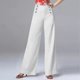 thumbnail image 1 of WILLBEST Pantalones Casuales de Mujer, Pantalones de Baile de Cintura Alta para Mujer, Pantalones de Pierna Ancha para Baile Social, Ropa de Baile Elegante y Versátil. Chica, 1 of 7
