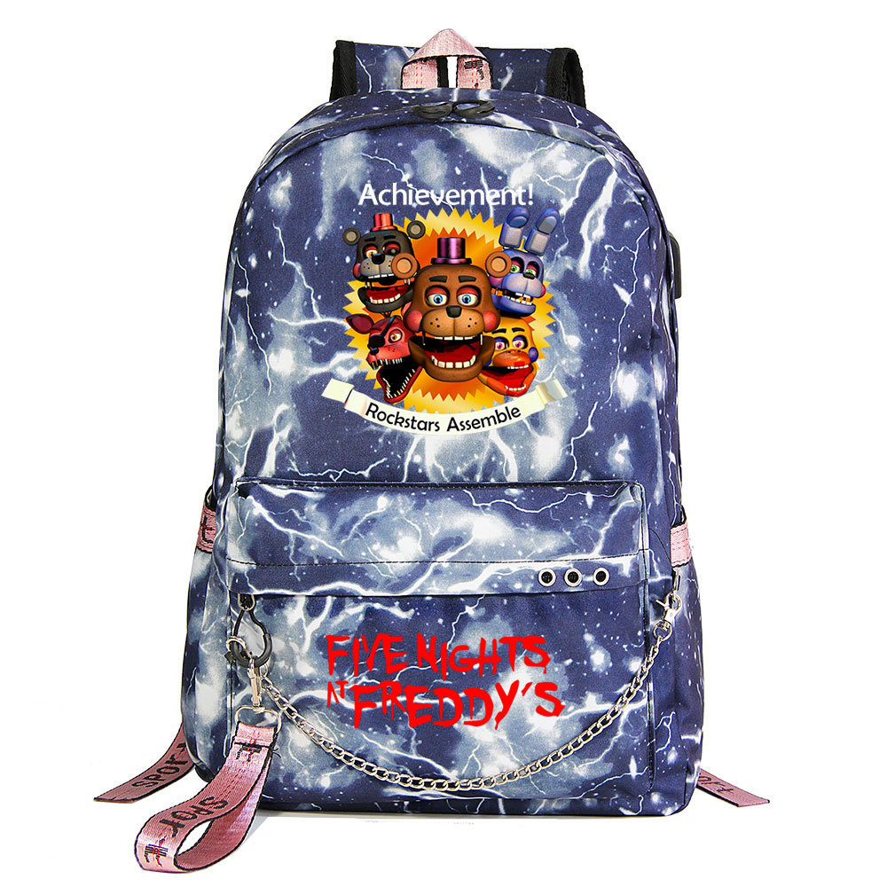 Buzzdaisy Five Nights at Freddy's Backpack with Computer Protection and USB  Charging - Large Capacity School Bag in 2023