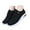 Black, variant on Knitted Sneakers for Women Lace up Platform Running Shoes Comfortable Casual Flats