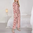 thumbnail image 3 of Sikiie Ladybug And Flowers Pajamas for Women Set, Womens Pajama Sets, Lounge Sets for Women, 2pjs for Women-Medium, 3 of 7