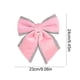 thumbnail image 3 of Decoración De Poliéster Lazo navideño de peluche, 23 x 24 x 3 cm, rosa, poliéster, para corona, árbol, puerta o decoración exterior (1 unidad) Rkxzt, 3 of 9