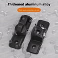 thumbnail image 2 of 2 Pack Enhanced Security Flip Latch Lock - Heavy-Duty 90/180 Degree Sliding and Swing Door Latch for Barns, Gates, and More Black, 2 of 4