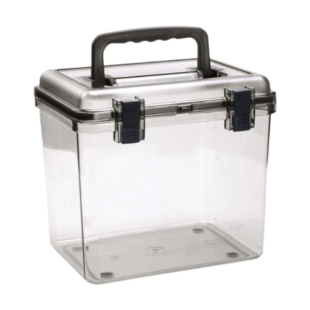 Bunblic Camera Case Airtight Bin Accessories with Handle Practical Multifunctional with Lid Container Portable Storage Box Transparent