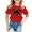 Z01-Red, variant on YAYUBA Girls Shirts Size 6 Cartoon Print Crew Neck Back To School Short Sleeve T-Shirt Soft Blouse Tops Preppy Little Girls Clothes, 7-8 Years, Blue