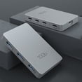 thumbnail image 1 of Adaptador divisor 7 en 1 tipo C PD 100W Multipuerto tipo C Hub tres de alta velocidad Hugtrwg Para estrenar, 1 of 9