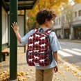 thumbnail image 6 of Cartoon Dog Red Pattern 17" School Backpacks for Teens,Waterproof Oxford Fabric,S-Shape Padded Straps for School,Travel,Hiking,Camping, 6 of 6