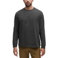 thumbnail image 4 of Men's Premium Crewneck Long Sleeve T-Shirts Classic Fit Mid-Weight Everyday Cotton Shirt, 4 of 6