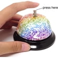 thumbnail image 3 of 3.3inch Call Bell Customer Service Bell Game Bell Pet Training Bell (Green Flower) (C), 3 of 6