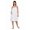 White, variant on Feather Drape Women's Cotton Waffle Bath Wrap – Lightweight Spa Towel Wrap with Elastic Back & Adjustable Hook & Loop Closure, Sky Blue, 80 x 150 cm