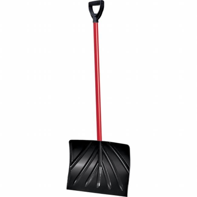 18 in. Snow Poly Steel D Handle Shovel Blade 13 in.x18 in. Walmart
