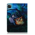 thumbnail image 4 of iPad Pro 11 Case 2020, Allytech Folio Premium PU Leather Kickstand Shockproof Corner Protective Cards Holder Book Style Magnetic Clasp Case Cover for Apple iPad Pro 11 2nd Generation,Owl, 4 of 10