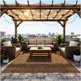 thumbnail image 2 of Koeckritz Rugs Garden Escape Rustic Copper Premium Indoor/Outdoor Area Rug, 3' x 3', 2 of 8