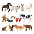 thumbnail image 4 of Juguete educativo Hugo 12x animales realistas Modelo figuras de la selva y zoológico Estilo A, 4 of 8