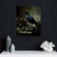 thumbnail image 4 of ONETECH Crow Wall Art Dark Academia Posters Halloween Crow Prints Vintage Gothic Canvas Wall Art Black Crow Pictures Vintage Raven Painting Halloween Raven Art for Living Room Bedeoom Decor, 4 of 4
