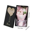 thumbnail image 3 of Vacemry Under $5 Artificial Rose Soap Flower Bouquet, Mother's Day Gift Box with 11 Roses, Wedding Anniversary Romantic Gift, Luxury Fake Flower Arrangement for Home Decoration, 3 of 6