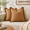 Tobacco-18" x 18" (Pack of 2), variant on Pack Of 2 Decorative Scalloped Textured Throwow Covers Accent Boho Cushion Cover Neutral Modern Farmhouse Case Home Decor For Couc