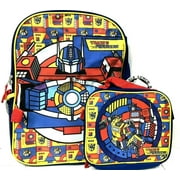 Transformers Boys 16" School Backpack With Detachable Lunch Box Set