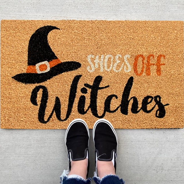 Harpily Halloween Doormat Blanket Welcome Home Front Door Decorations Halloween Decor