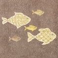 thumbnail image 3 of Authentic Hotel and Spa  Turkish Cotton Figi 4PC Embellished Towel Set Cocoa, 3 of 5