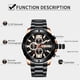 thumbnail image 3 of CURREN 8336 Reloj de cuarzo para hombre Reloj de pulsera multifunción de acero inoxidable Abanopi Mirar, 3 of 5