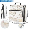 thumbnail image 3 of DIXRUYEE Zipper Binder trapper keeper Documents Organized Snack Time Hamster Printed, 3 of 8