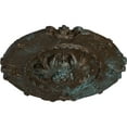 thumbnail image 3 of Ekena Millwork 16 1/2"OD x 2 3/8"P Southampton Ceiling Medallion, Hand-Painted Bronze Blue Patina, 3 of 6