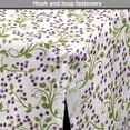 thumbnail image 4 of Flower Dog Crate Cover, Floral Pattern Wild Berries Ornamental Curvy Branches Foliage Fruits Botanic, Easy to Use Pet Kennel Cover Small Dogs Puppies Kittens, 7 Sizes, Purple Green White, by Ambesonne, 4 of 6