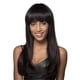 thumbnail image 1 of Pelucas rectas de 56 cm / 22 pulgadas para eres, peluca de fibra sintética mixta de negro, exterior exterior exterior natural y resistente Yuyangstore Pelucas de cabello humano para mujeres, 1 of 8